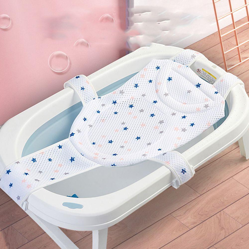 Safe Newborn Non-slip Baby Tubs Cross-shaped Bath Mat Bathtub Seat