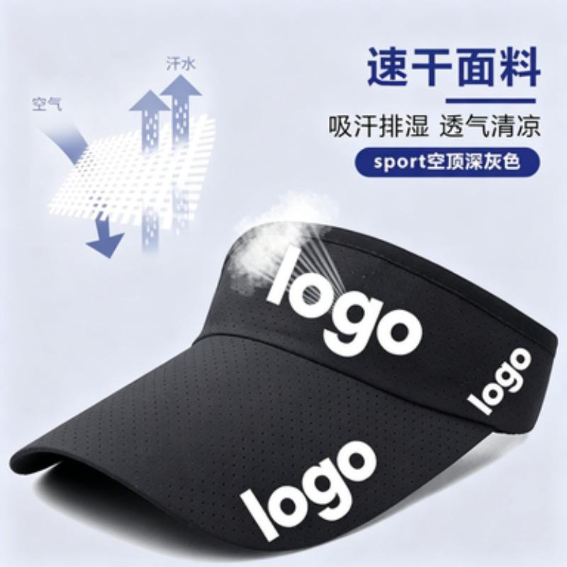 Summer Outdoor Running Cycling Empty Top Breathable Sunscreen Cap Women'S Casual Versatile Face Small Visor