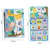 Infant Three-Dimensional Fun Mirror Cloth Book, Washable Double-Sided Early Education Cognitive Cloth Book, Children'S And Baby Enlightenment