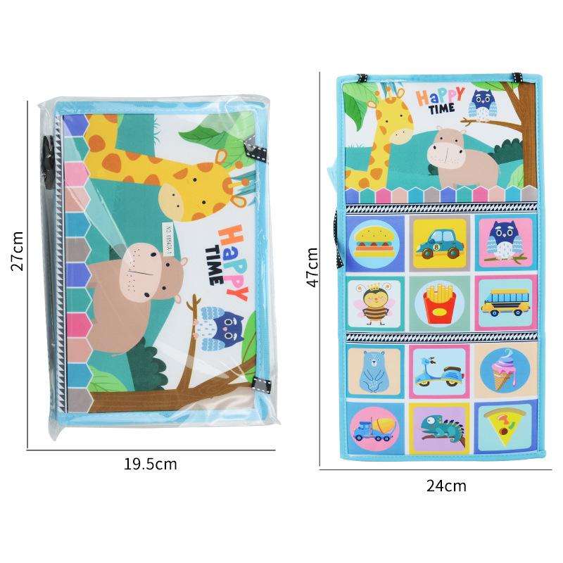 Infant Three-Dimensional Fun Mirror Cloth Book, Washable Double-Sided Early Education Cognitive Cloth Book, Children'S And Baby Enlightenment