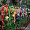 8Pcs Solar Christmas Candy Cane Light Led Pathway Lamp 8 Modes Outdoor Waterproof New Year Holiday Home Garden Decor