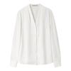 Women's V-Neck Chiffon Long Sleeve Blouse