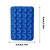 Mobile Phone Silicone Suction Cup 24 Square Mobile Phone Suction Cups Mobile Anti-Slip Single-Sided Leather Suction