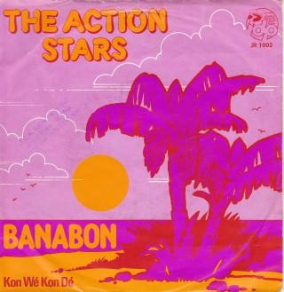 

7inch Record ACTION STARS Banabon JR1002 JESSICA RECORDS Netherland CountryFolk Used