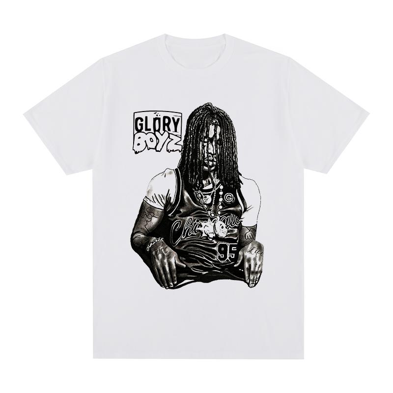 2026 New Chief Keef GLORY BOYZ Hip Hop Vintage Tshirt Cotton Men High Quality Comfortable T Shirt New TEE TSHIRT Womens Tops