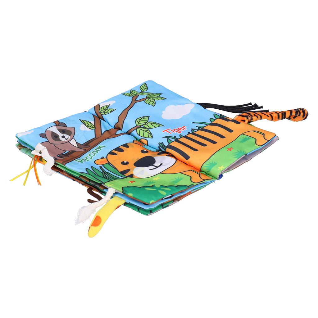 Early Educational Children Cloth Book Infant Sensory Stimulation Cute Baby Cloth BookForest