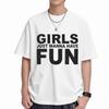 Girls Just Wanna Have Fun 80S Music Party Short Sleeve Tee 100% Cotton T-Shirt