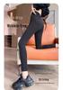 Women's Fleece-Lined High-Waisted Leggings: Warm, Slimming, Elastic, Plus Size, Suitable for Autumn/Winter, Yoga, Tapered Sports Pants.