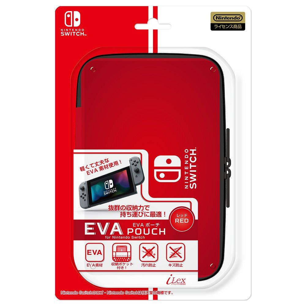 Officially Licensed Nintendo EVA Pouch for Nintendo Switch Storage Pouch for Nintendo OLED Model Product (Red) - Switch/Switch