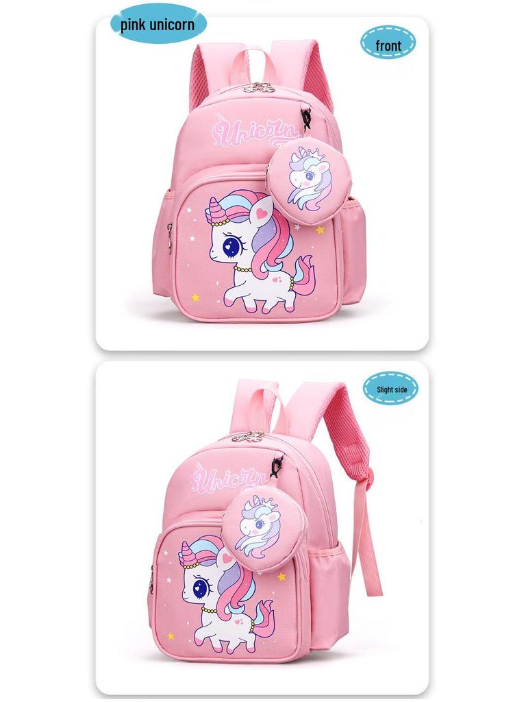 Children's Cartoon Backpack for Kindergarten - Available In Large, Medium, and Small Sizes for Boys and Girls.