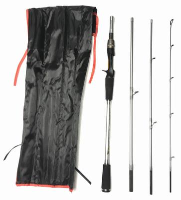 EVA 7ft Bait Pack Rod, 4-Piece (MH) Bass Fishing Rod, Travel Rod, Sea Bass Rod, Rockfish Rod, Baitcasting Rod, Bass Rod [Parallel Import]