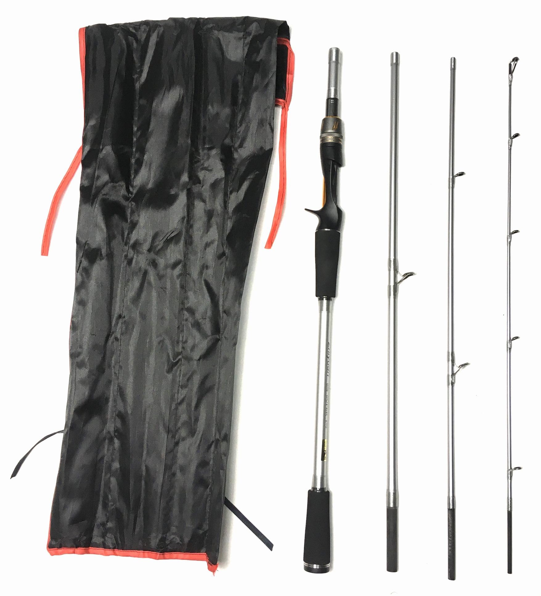 Удилище EVA 7 футов для наживки, 4-секционное (МХ) Удилище для ловли басса, Дорожное удилище, Удилище для морского окуня, Удилище для рифовой рыбы, Удилище для кастинга, Удилище для басса [Параллельный импорт]