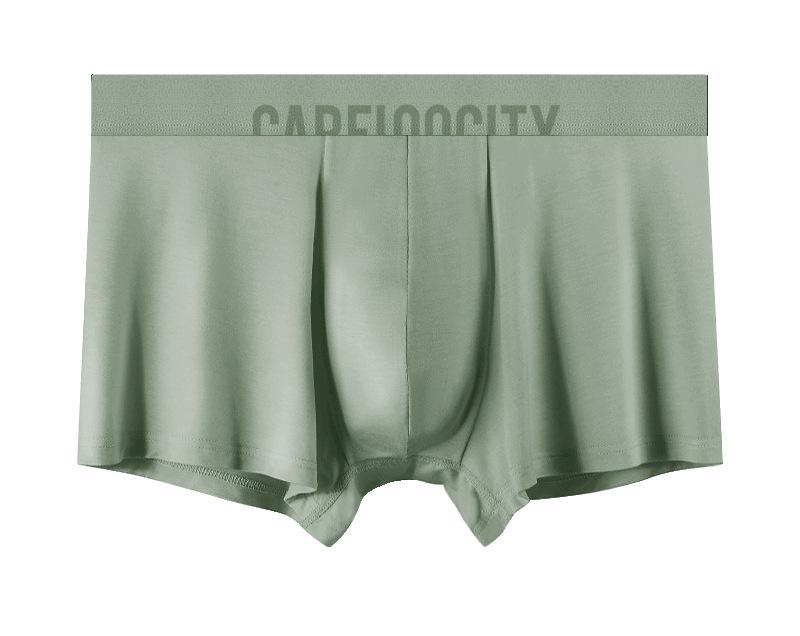 New Breathable 60s Modal Antibacterial Men's Boxer Briefs - Solid Color