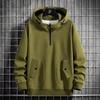 Spring Men's Large Size Hooded Sweatshirt Loose Casual Sports Top