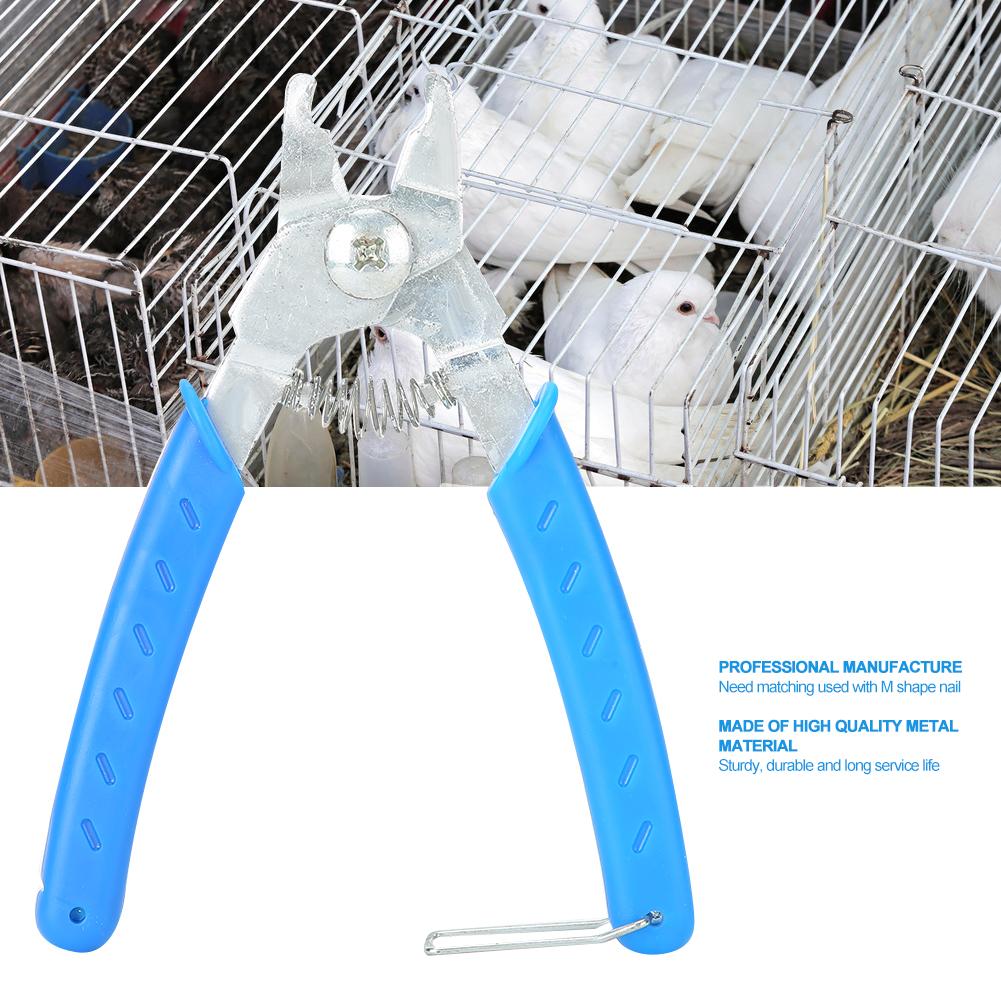 Metal Anti-Skid Handle Chicken Coop Rabbet Cage Repairing Pliers Clips Tool Accessory for All Kinds