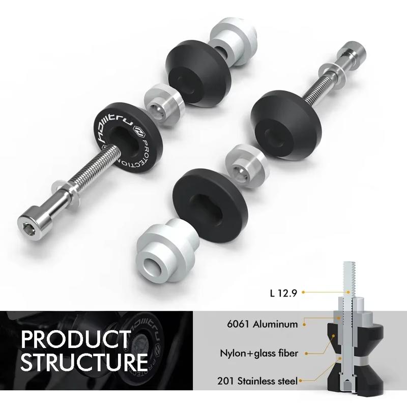For APRILIA TUONO V4R 2011-2020 RS660 & Tuono 660 2021-2023 RSV4 & TUONO V4 2021-2023 6MM Paddock Padock Stand Bobbins