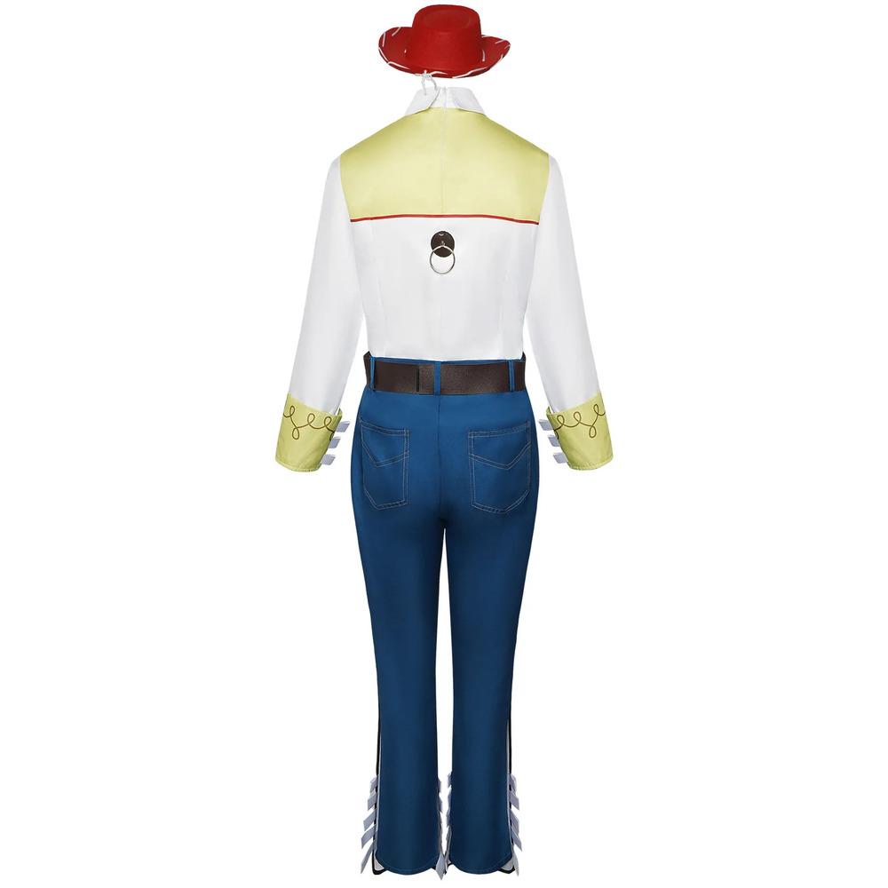 Jessie Cowgirl Costume For Women Adult Full Set With Hat Western Cowboy Cosplay Outfit Halloween Carnival Party Fancy Dress