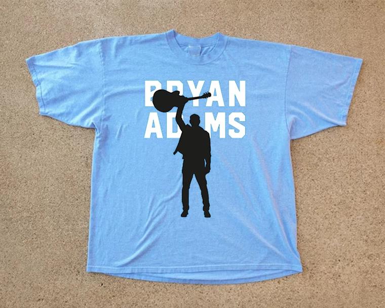 BRYAN ADAMS 2025 TOUR BLUE COTTON T Shirt Full Size S-5XL XL
