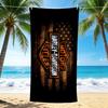1Pc Harleydavidson Motorcycle Emblem Beach Towel, Quick Dry, Multi-Use for Beach Pool Gym Yoga Home Travel, Christmas, Halloween, Xmas Gift M92841