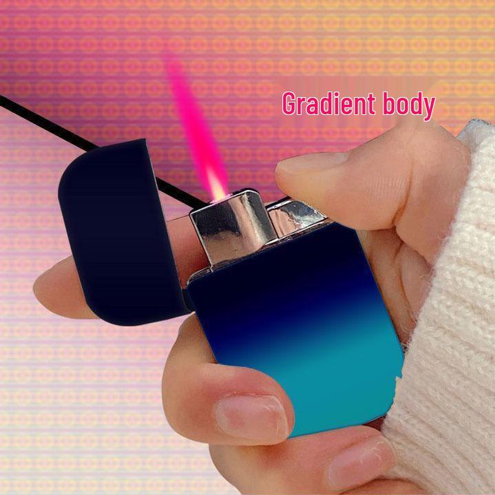 Gradient Solid Color Inflatable Lighter: Creative, Trendy, Personalized Design for Logo Customization