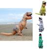 Fantástico Fato Inflável de Dinossauro T-rex para Crianças para a Diversão Suprema de Halloween