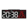 Minimalist Led Desktop Alarm Clock With Temperature Function Usb Output For Living Room Decor