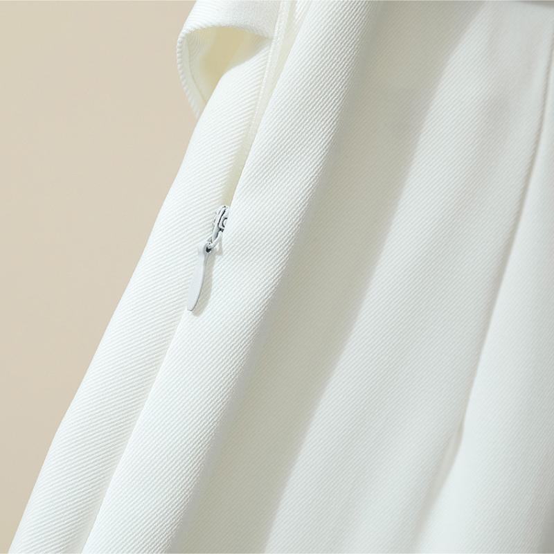 Jaro Léto Dámské oblečení Jednobarevné Vysoký pas Elastické pásky Bandáž Sáček Boky Rovné Klasické Vše ke všemu Kolenní sukně