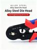 Tubular Terminal Ferrule Crimping Pliers-Carbon Steel Manual Crimping Tool for Electricians Wire Crimper