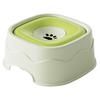 Cat Water Bowl Pet with Floating Disk, No Spill Dispenser Food Grade Plastic for Dogs Cats, Splash Proof Slow Drink Feeder Detachable Container