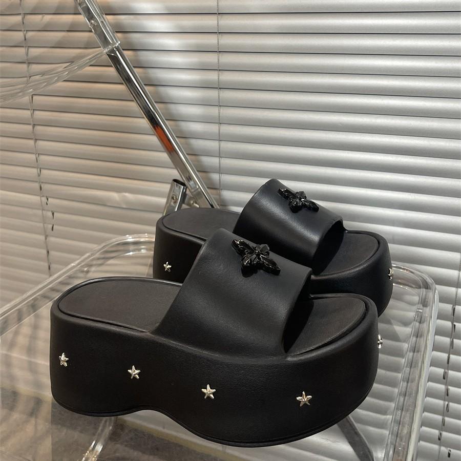 New Punk Platform Slippers Women's Summer Wear Summer Sandals Go Out Students Increase Height