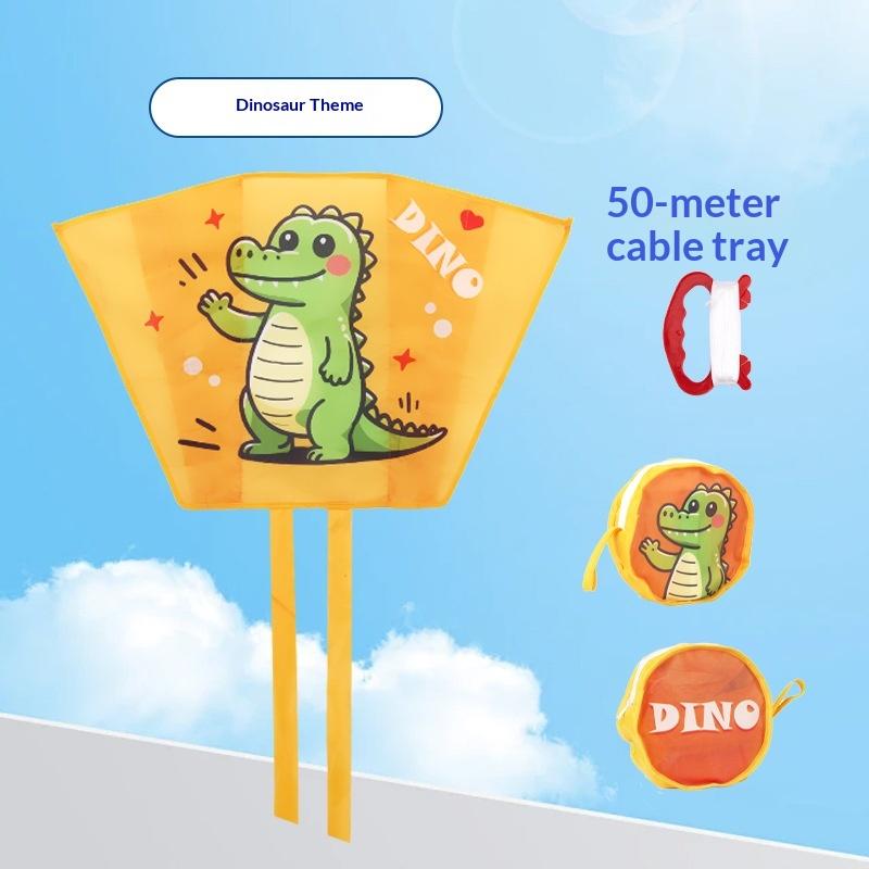 

New Easy Fly Rainbow Parafoil Kite Polyester Ripstop Long Tail Pocket Kite Good Flying With Kite Line Flying Kite Outdoor Toys A2