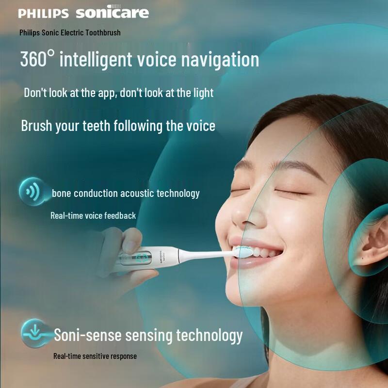Philips DiamondClean Series 5 AI Smart Voice Electric Toothbrush CN plug (adapter included)