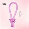 Lazy Curls Maker No Heat Hair Curling Rod Headband with 2 Scrunchies Claw Clip Overnight Sleeping Breathable Silk Ribbon Curler Women Long Roller