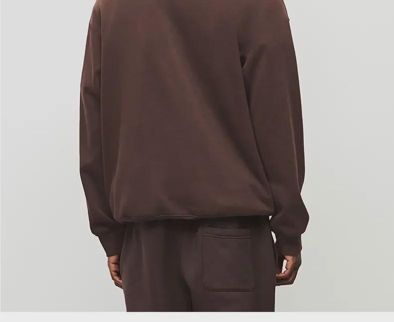 Men's Loose Casual Long Sleeve Pullover Sweatshirt - Autumn and Winter Round Neck, Student and Couple Style