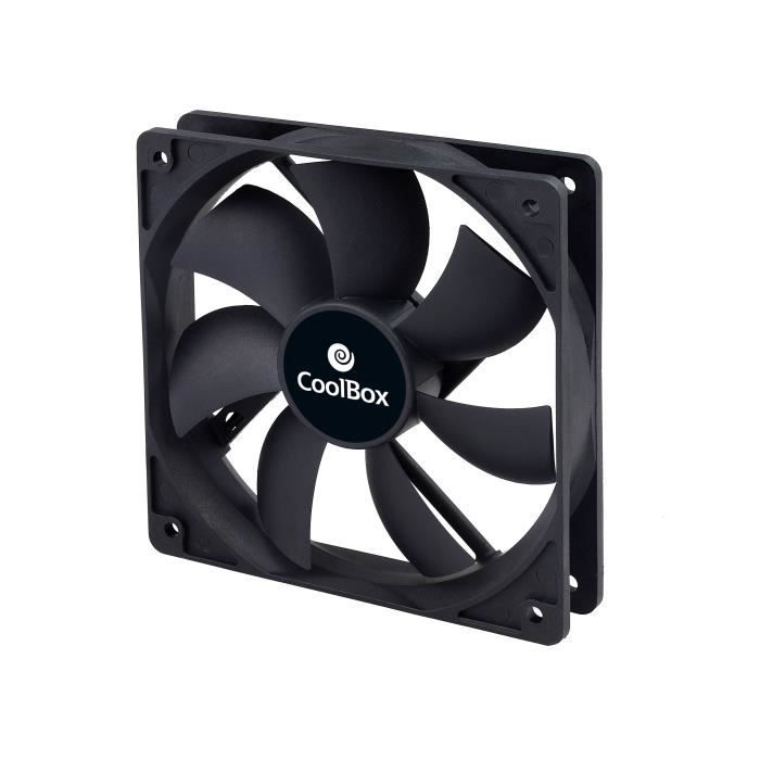 CoolBox VENCOOAU120, Boitier PC, Ventilateur, 12 Cm, 1500 Tr-min, 53,4 Cfm, 1,81 mmH2O