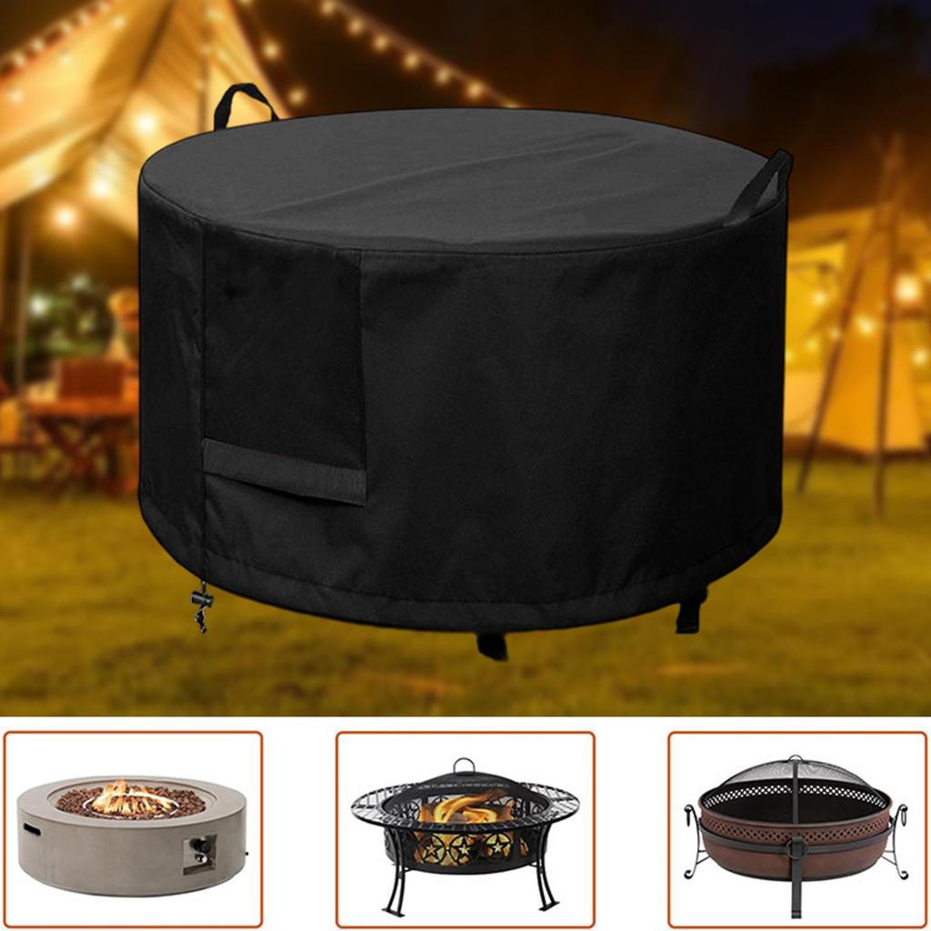 Cover with Handle, Weatherproof Outdoor Oxford Cloth Fire for Patio, Garden And Outdoors.