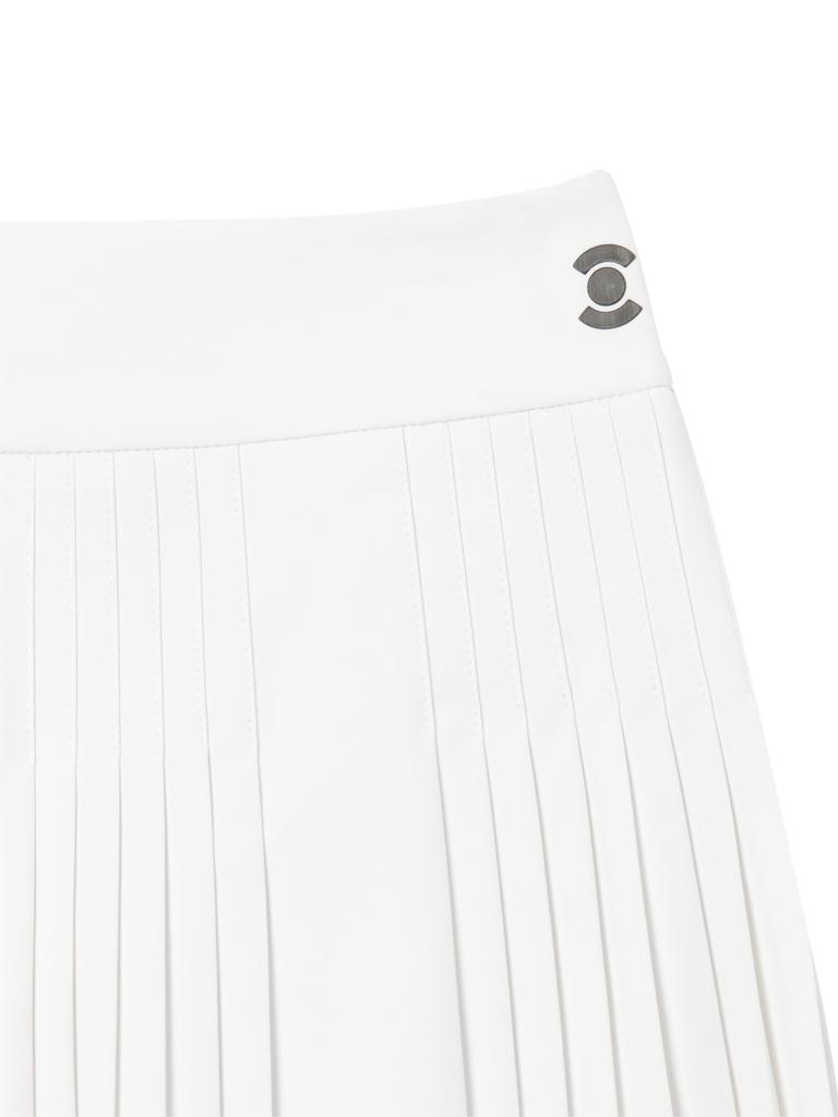 WIDEANGLE To Modified Small Pleats Culottes L_White