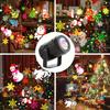 1/2/4PCS USB Powered Christmas Projection Lights 16 Pattern with 270° Rotating LED Stage Light for Festive Party Christmas Decor