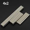 4x2mm Silný neodymový magnet N35 NdfeB Permanentní magnetické imanes Kulatý Super silný lednicový magnet DIY