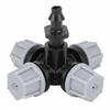 20Pcs Integrated Atomizing Nozzle ABS Garden Tubing Connector  Drip Irrigation System Use