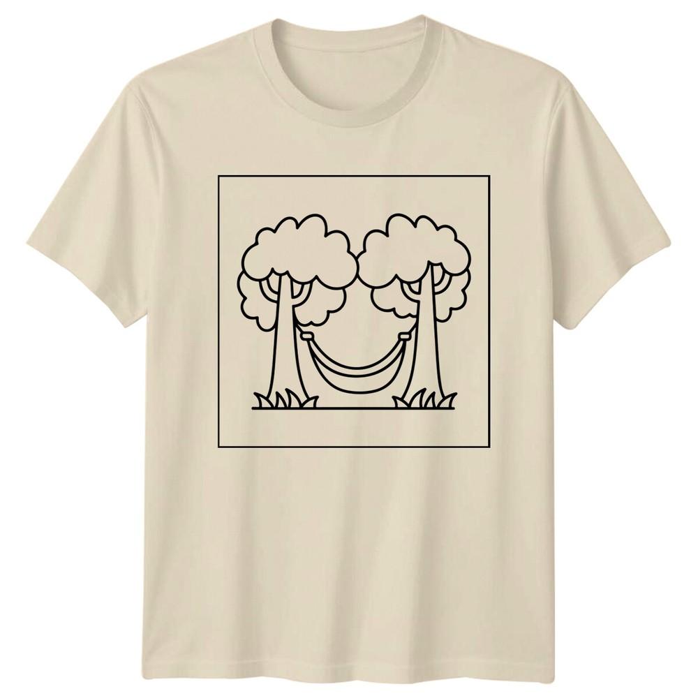 Hammock Outdoors Unisexs TShirt Unisexs Tee Relaxing Graphic Unisex Top