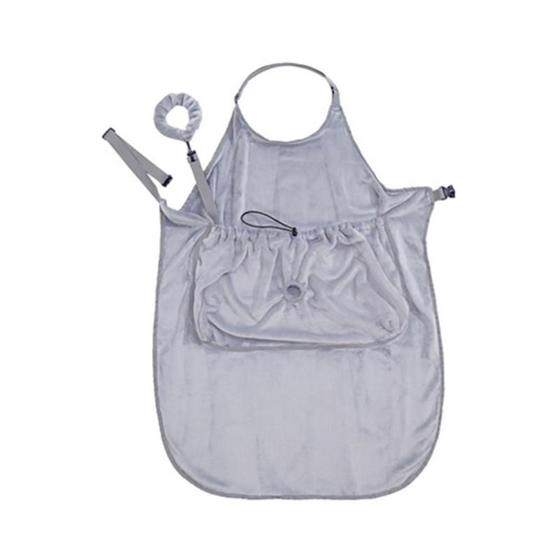 Hands Frees Cats Holder Hair Resistant Apron with Adjustable Strap Comfortable Breathable Carrying Bag for Pet