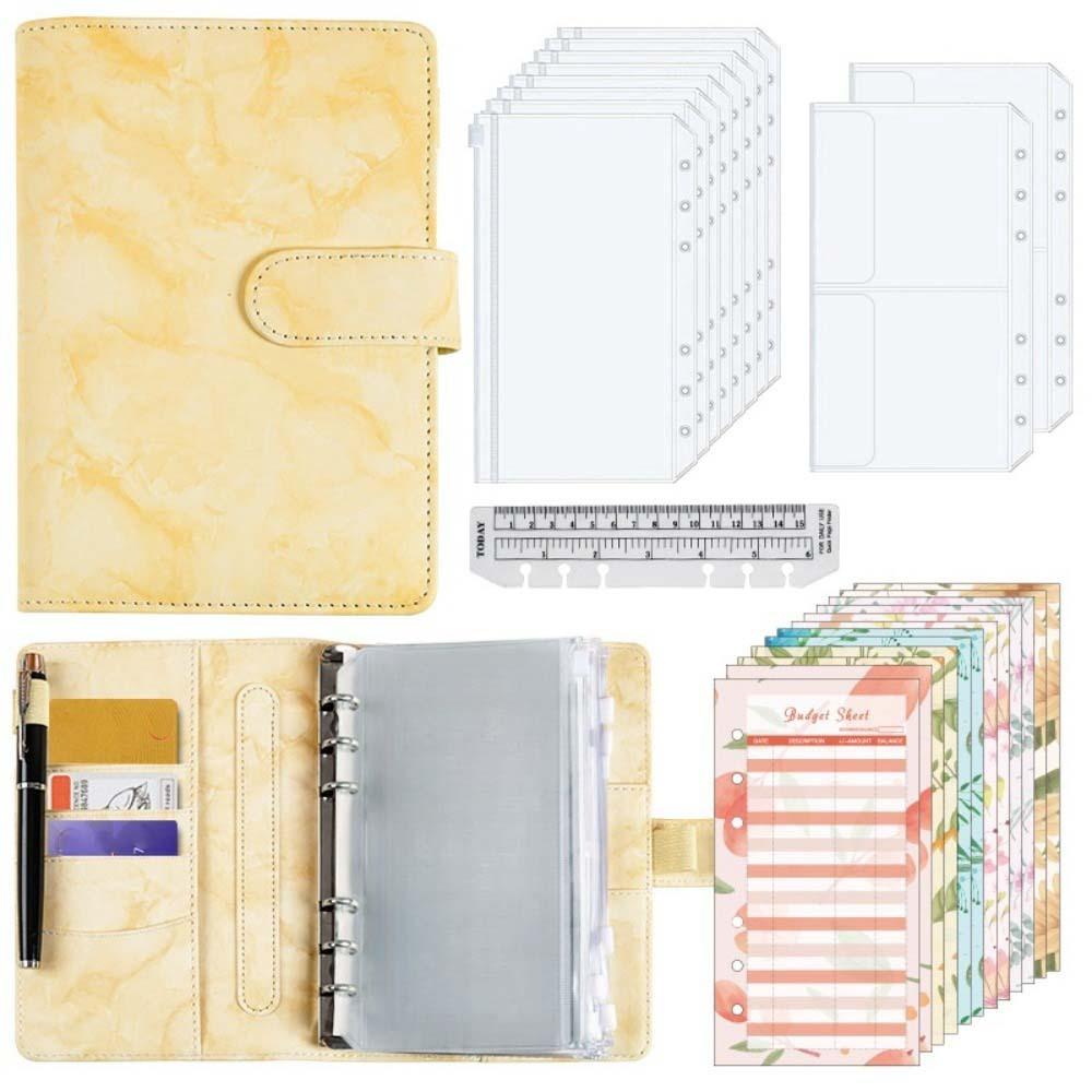 

Мраморный блокнот для экономии денег, держатель для карточек, блокнот для экономии денег, книга для учета наличных, зарядись Yellow