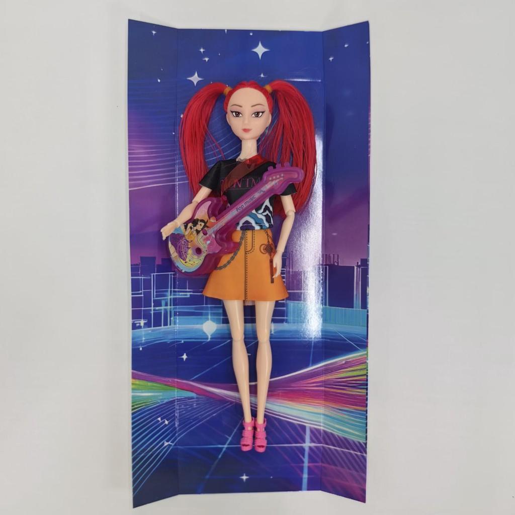 Demon Avcısı K-POP Kız Grubu Bebekleri: Müzikli Işıklı Peluş Figürler