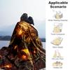 1pc Elven Queen, Fire, Magic  - Throw Blanket, Soft, Flannel Blankets, Living Room,  All Seasons Use-1021014