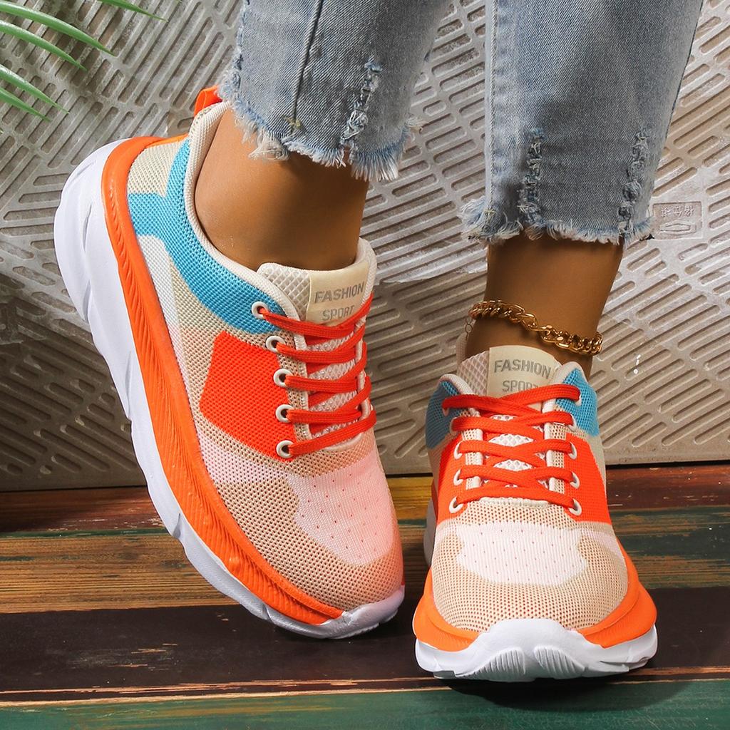 New Pattern Women's Running Sports Fashion Sports Shoes Breathable Outdoor Gym Training Women's Walking Tennis Shoe