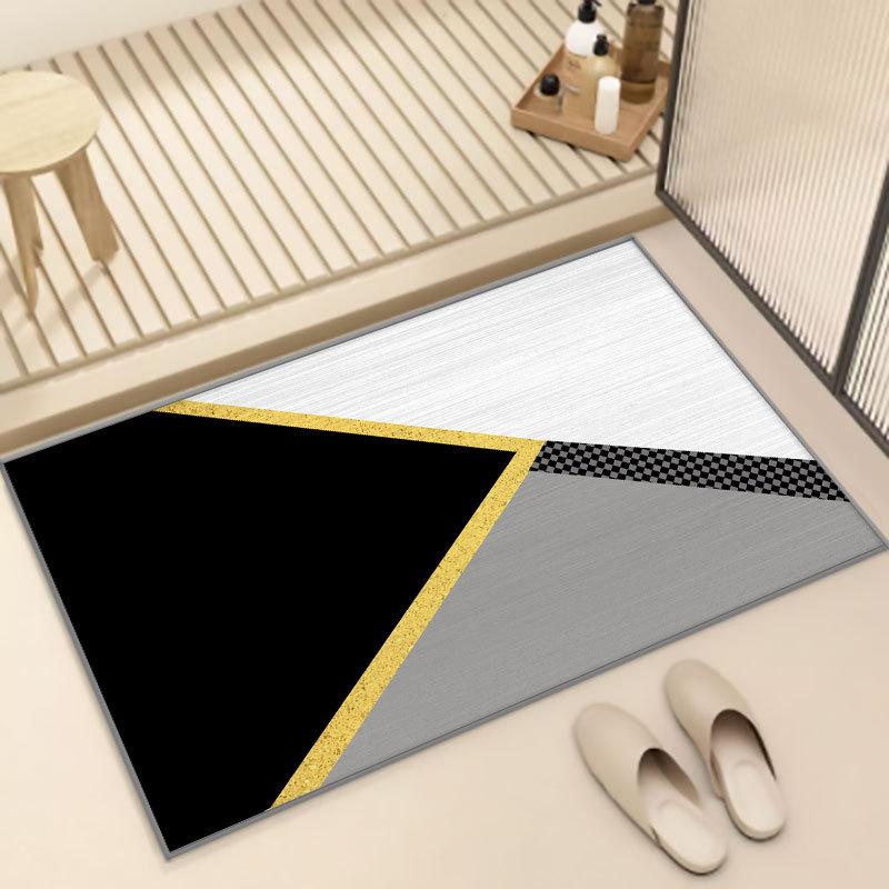 Alfombra de Entrada Antideslizante Creative Crown: Alfombrilla para pies personalizable, resistente a la suciedad y al desgaste.