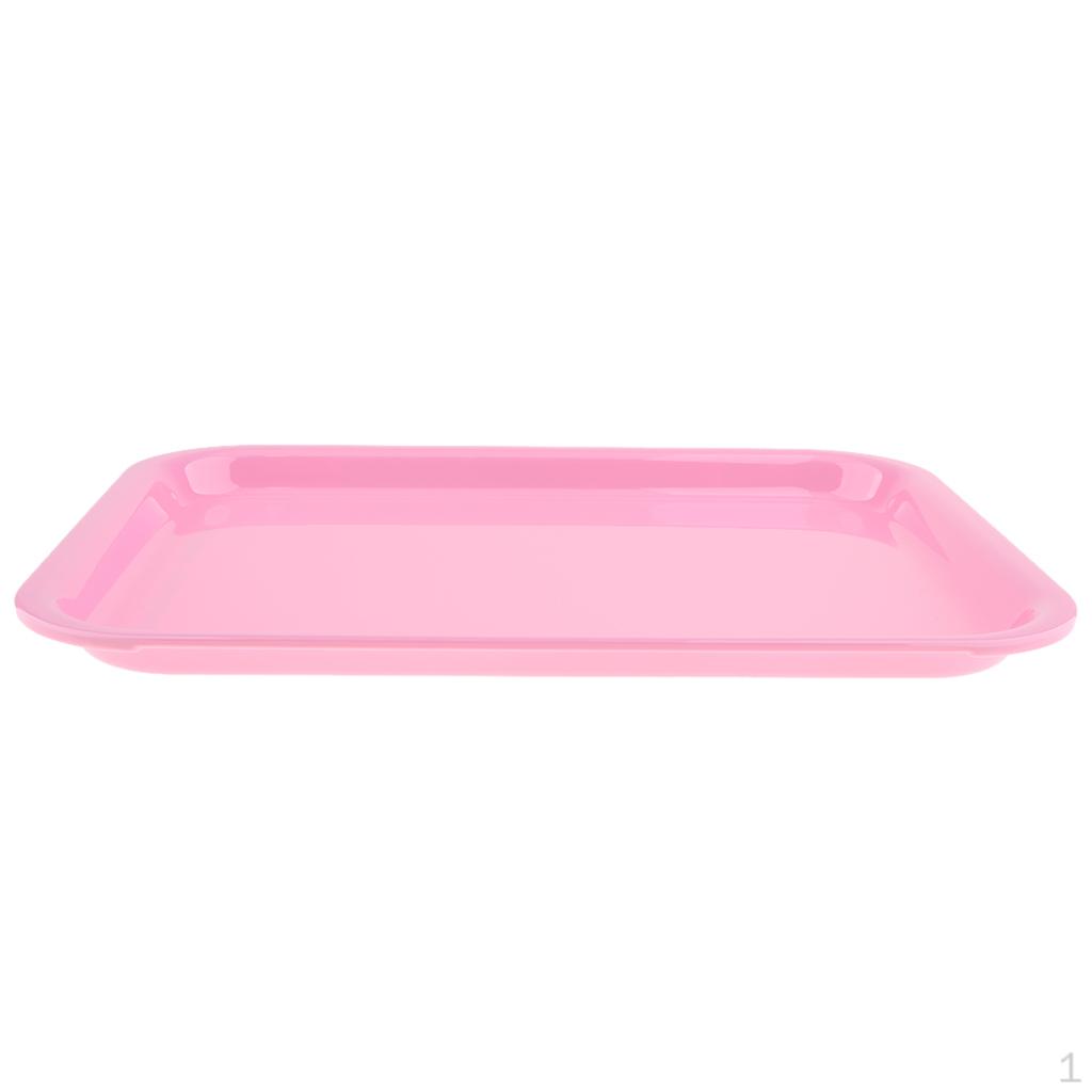 Serving Tray Melamine Plastics Dish Plate Hotel Restaurant Rectangular Platter