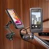 Vodotěsný držák na telefon na kolo. Univerzální držák na mobilní telefon, nastavitelný o 360° otočný držák na telefon, svorka na řídítka pro kolo, kočárek