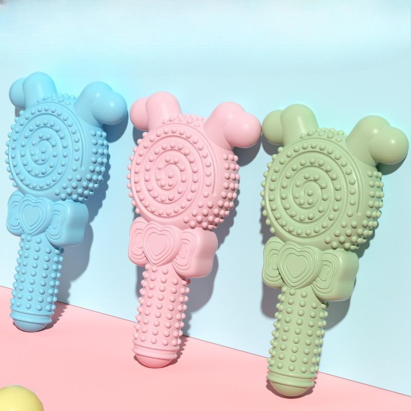 The New Pet Toy TPR Lollipop Is A Set of Dog Toys and Cat Toys That Are Resistant To Biting and Grinding Teeth